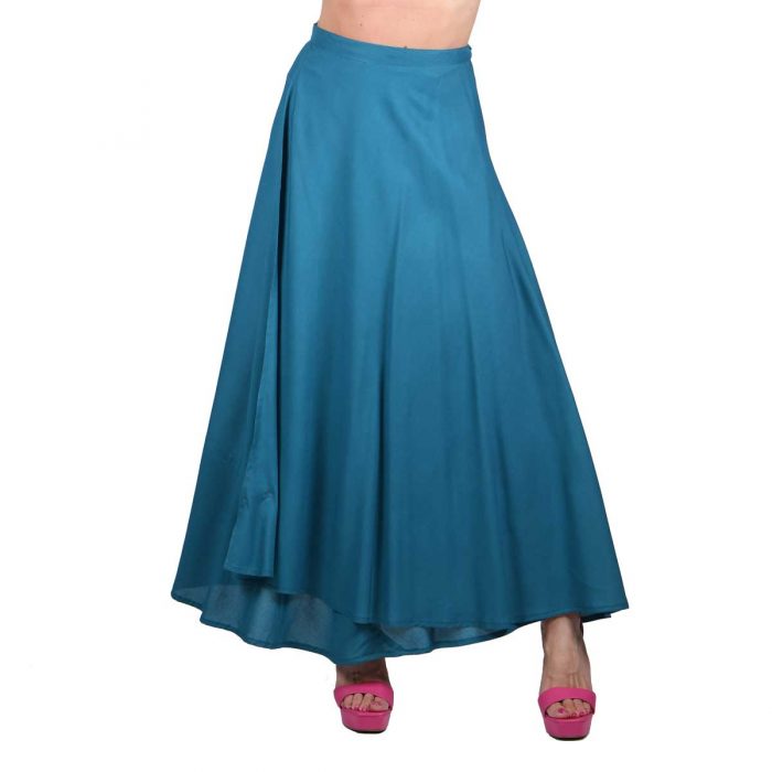 Platinum Φούστα - Παρεό Πετρόλ Γυναικεία Μακριά Casual All Day Free Size - 22340 - Image 4