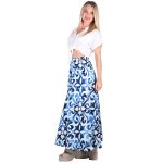Platinum Φούστα - Παρεό Μπλε Γυναικεία Μακριά Boho Print All Day Free Size - 42315 - Image 3