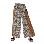 Platinum Παντελόνα Γκρι Με Animal Print Γυναικεία Μεταξωτή All Day Free Size - 423107 - Image 2