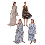 Platinum Παρεό - Μαντήλι Λευκό Με Χρυσό Γυναικείο Με Αρχαιοελληνικά Σχέδια Free Size - 12377 - Image 2