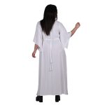 Platinum Φόρεμα Λευκό Γυναικείο Μακρύ Τρουακαρ Με Ντεκολτέ All Day Free Size - 22305-W - Image 3