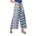 Platinum Παντελόνα Καμπούκι Γυναικεία Με Πετρολ Με Γαλάζιο All Day Free Size - 423152 - Image 2