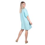 Platinum Πουκαμίσα Βεραμάν Γυναικεία Μακριά Λινή Με Κουμπιά All Day Free Size - IT-107-BER - Image 4