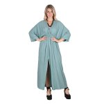 Platinum Φόρεμα Μέντα Γυναικείο Ampir Με Τρουακάρ Μανίκι All Day Free Size - 13980-MD - Image 2