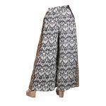 Platinum Παντελόνα Γκρι Με Animal Print Γυναικεία Μεταξωτή All Day Free Size - 423107 - Image 4