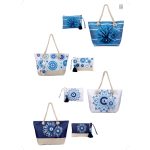 Platinum Τσάντα Παραλίας Μπλε Γυναικεία Με Σχέδιο Μάτι - Στόχος All Day - 937-2 - Image 4