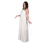 Platinum Φόρεμα Εκρού Γυναικείο Μaxi Σε Αρχαιοελληνικό Στυλ Vintage All Day Free Size - SAR-62117-EK - Image 2