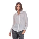 Platinum Πουκάμισο Λευκό Γυναικείο Mακρυμάνικο Casual All Day - IT-130-W