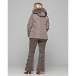 Gomore Μπουφάν Μόκα - Πούρο Γυναικείο Με Κουκούλα Casual All Day - GM-24405 - Image 6