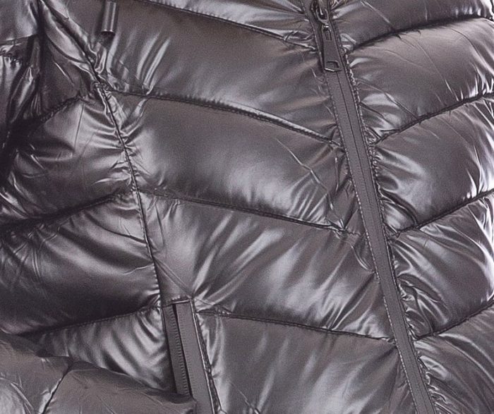 Platinum Μπουφάν Μαύρο Γυναικείο Με Κουκούλα Νεανικό Casual All Day - IT-3832 - Image 3