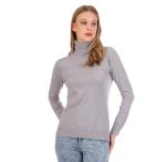 Platinum Μπλούζα Γκρι Γυναικεία Ζιβάγκο Λεπτή Casual All Day Free Size - IT-1912 - Image 4