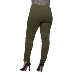 Gomore Παντελόνι Χακί Γυναικείο Ελαστικό Με Μπάσκα Και Λάστιχο XXL All Day - 24846-HA - Image 4