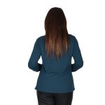 Platinum Γυναικεία Πετρόλ Μπλούζα Με Σχέδιο Casual All Day Free Size - IT-001-A-P - Image 3