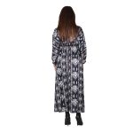 Platinum Φόρεμα Μαύρο Με Boho Σχέδια Γυναικείο Μακρύ Με Ντεκολτέ All Day Free Size - IT-128-KC-P - Image 3