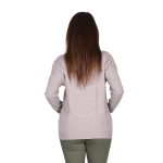 Platinum Μπλούζα Μόκα Γυναικεία Πλεκτή Λεπτή Με Ντεκολτέ Casual Free Size - IT-6020-MO - Image 2