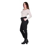 Platinum Μπλούζα Εκρου Γυναικεία Top Στενή Ελαστική Νεανική Casual All Day - IT-6174-EK - Image 2