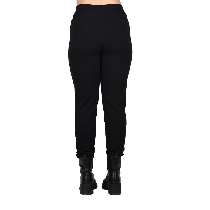 Fairyland Παντελόνι Φόρμας Μαύρο Γυναικείο Ελαστικό Σε Στενή Γραμμή Casual Free Size -FM-1049-B - Image 3