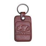 Fairyland Moschato Μπρελόκ Αυτοκινήτου HYUNDAI Καφέ Δερμάτινο Casual - HYUNDAI-BR