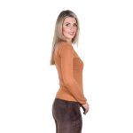 Platinum Μπλούζα Ταμπά Γυναικεία Casual Με Ντεκολτέ All Day Free Size - IT-028509-T - Image 3