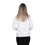 Platinum Μπλούζα Λευκή Γυναικεία Με Ντεκολτέ Casual All Day Free Size - IT-028509-W - Image 3