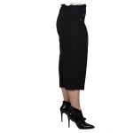 Platinum Παντελόνι Μαύρο Γυναικείο Jupe Culote Με Πιέτες All Day - IT-1059-B - Image 4