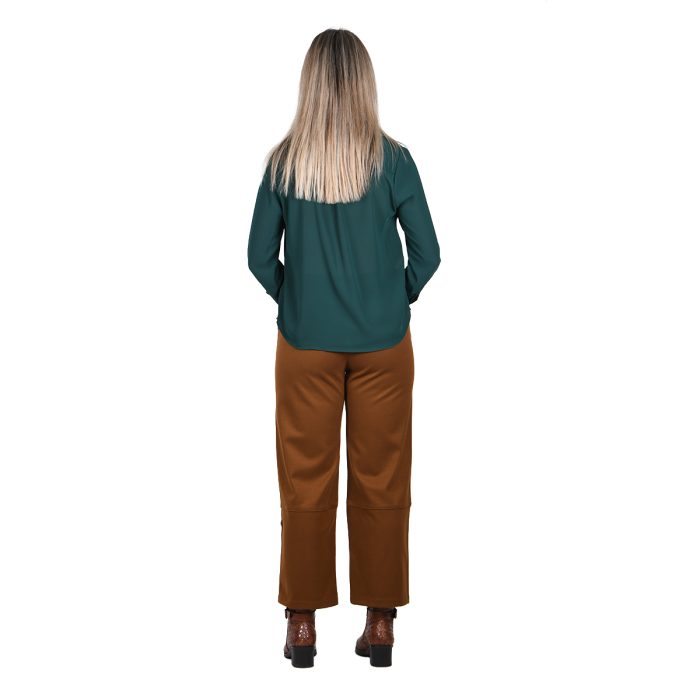 Platinum Πουκάμισο Πράσινο Γυναικείο Mακρυμάνικο Casual All Day - IT-130-GR - Image 4