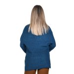 Platinum Μπλούζα Πετρόλ Γυναικεία Πλεκτή Αll Day Free Size - ΙΤ-6007-PE - Image 3