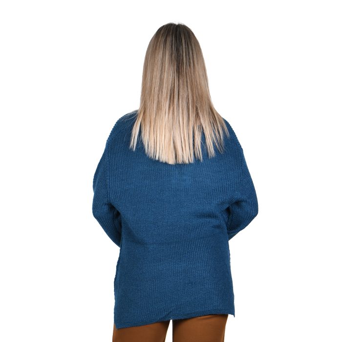 Platinum Μπλούζα Πετρόλ Γυναικεία Πλεκτή Αll Day Free Size - ΙΤ-6007-PE - Image 3