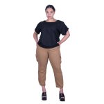 Fairyland Μoschato Παντελόνι Ταμπά Cargo Γυναικείο Με Λάστιχο Στη Μέση All Day - fm-92030