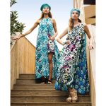 Platinum Τουνίκ Τυρκουάζ Με Boho Σχέδια Γυναικεία Μακριά Καλοκαιρινή Αέρινη All Day Free Size - 12446-TR - Image 3