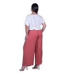 Platinum Παντελόνα Εκάι Γυναικεία Αέρινη Με Λάστιχο All Day Free Size - 6632-ΚFS - Image 3