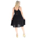 Platinum Φόρεμα Μαύρο Κοντό Τιραντέ Εξώπλατο Klos Girly ''Tσιγγάνικο'' All Day - 72125-BC - Image 2