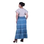 Platinum Φούστα Βlue Jean Γυναικεία Καλοκαιρινή Klos Μακριά Τσιγγάνικη All Day Free Size - 001-A - Image 3