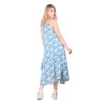 Platinum Φόρεμα - Καφτάνι Ραφ Με Εμπριμέ Σχέδιο Γυναικείο Μidi Τιραντέ Ασύμμετρο All Day Free Size - 32421-13 - Image 3