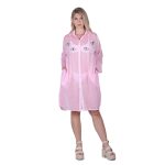 Platinum Καφτάνι - Πουκαμίσο Ροζ Γυναικείο Με Κουμπιά & Κεντητά Σχέδια Free Size - KU-52409-RZ - Image 2