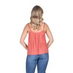 Platinum Μπλούζα Τοπ Σάπιο Μήλο Γυναικεία Τιραντέ Klos All Day Free Size - 12092-R - Image 4