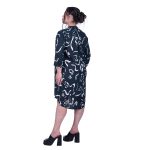 Platinum Πουκαμίσα Μαύρη Γυναικεία Μακριά Ασύμμετρη Τρουακάρ Αέρινη Με Κουμπιά - 22403 - Image 3