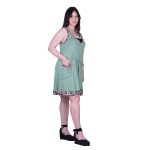 Fairyland Φόρεμα Βεραμάν Γυναικείο Αμάνικο Εβαζέ Με Floral Print Free Size - FM-472-10 - Image 2