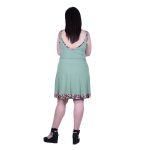 Fairyland Φόρεμα Βεραμάν Γυναικείο Αμάνικο Εβαζέ Με Floral Print Free Size - FM-472-10 - Image 4