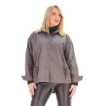 Platinum Πουκάμισο Γκρι Γυναικείο Ασύμμετρο Με Koρδόνια Casual All Day - IT-1061-g