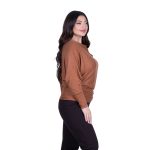 Platinum Μπλούζα Camel Γυναικεία Με Μανίκι Νυχτερίδα All Day Free Size - IT-8140-CM - Image 2