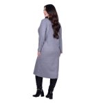 Gomore Φόρεμα Γαλάζιο Γυναικείο Μidi Καθημερινό Με Στυλ Ατσαλάκωτο All Day - GM-24743 - Image 2