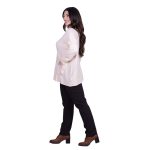 Platinum Γυναικεία Ροζ Nude Μπλούζα Πλεκτή Με Τσέπες Αll Day Free Size - ΙΤ-20205-PNK - Image 3