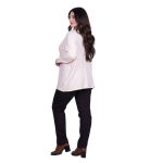 Platinum Γυναικεία Ροζ Nude Μπλούζα Πλεκτή Με Τσέπες Αll Day Free Size - ΙΤ-20205-PNK - Image 4