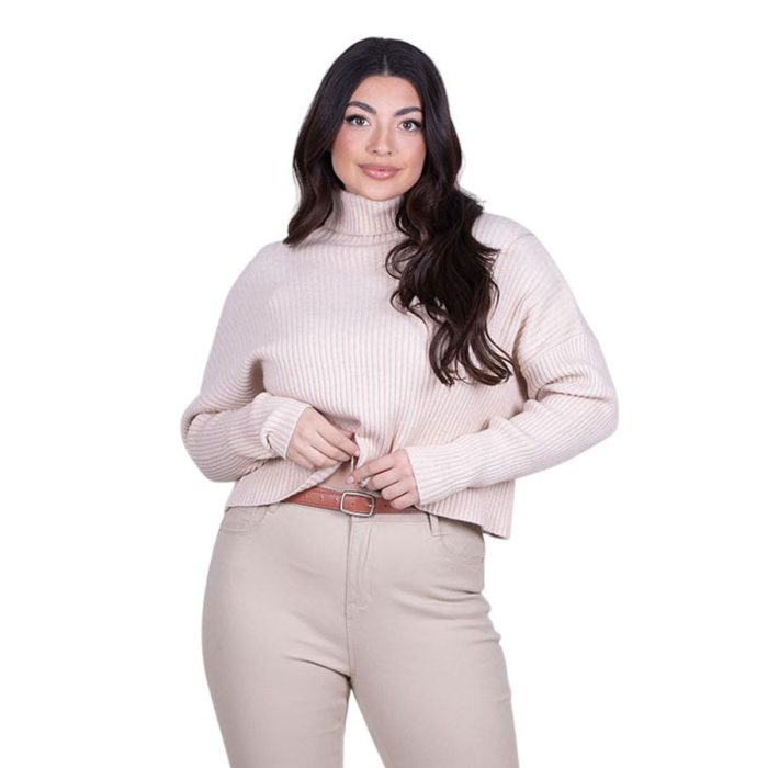 Platinum Μπλούζα Ροζ Nude Γυναικεία Με Ζιβάγκο Casual Φαρδιά Νεανική All Day - IT-20258-RZ