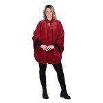 Gomore Κάπα Κόκκινη Γούνινη Γυναικεία Οικολογική Με Φόδρα All Day - GM-24499-RC - Image 4