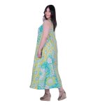 Platinum Φόρεμα Πράσινο - Λαχανί Γυναικείο Μακρύ Αμάνικο Εβαζέ Δύο Όψεων Free Size - 12530 - Image 2