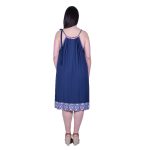 Fairyland Φόρεμα Μπλε Γυναικείο Χυτό Ηalter Midi ''Boho Print'' All Day Free Size - FM-472-2BL - Image 2