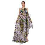 Platinum Φόρεμα - Πουκαμίσα Πράσινο Με Λευκά & Μαύρα Print Γυναικείο Με Κουμπιά Free Size - 92512 - Image 6