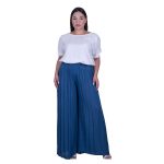 Platinum Παντελόνα Μπλε Γυναικεία Casual Με Λάστιχο Free Size - 6632-BRFS